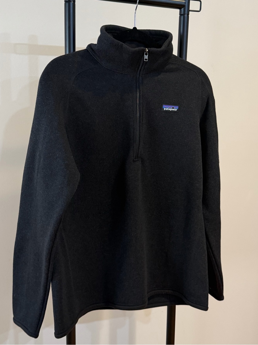 Patagonia Black Quarter-Zip Fleece Pullover *NWOT
